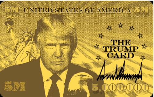 特朗普500萬美元金卡的網(wǎng)站上線！