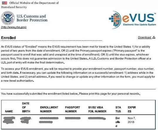 注意：持十年美國簽證前往塞班，必須登記EVUS!
