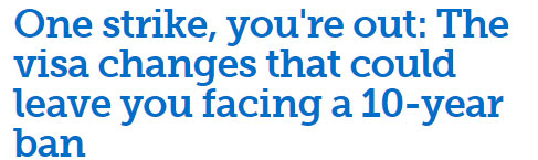 澳洲簽證最嚴處罰規定出爐，材料作假十年禁止申請簽證