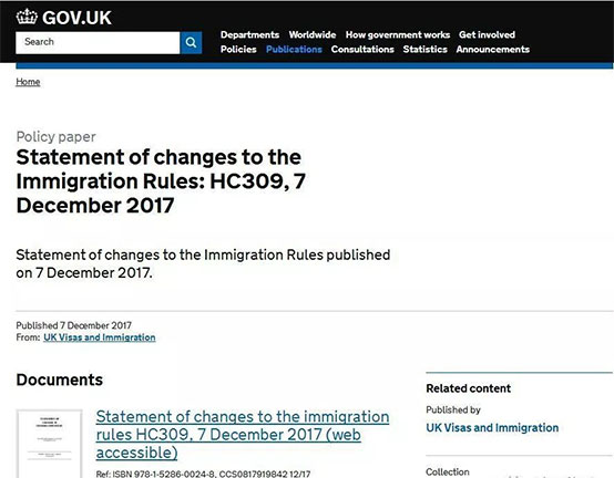 英國(guó)移民最新政策：明確附屬申請(qǐng)人居住要求