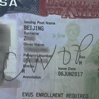 【已解決】美國簽證被寫上CWOR登記不了evus!